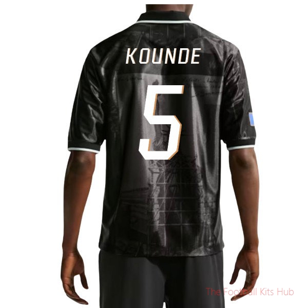France 2026-2027 Dri-FIT Shirt Kounde #5 Team Kit - Match Jersey