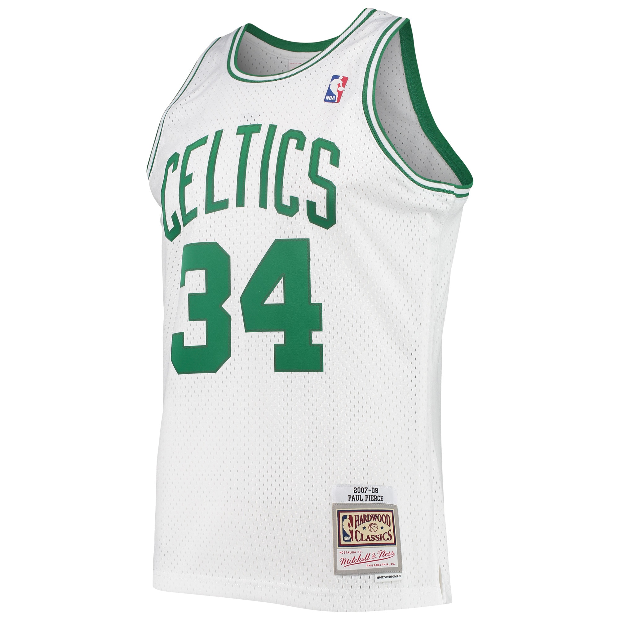 [LK] Paul Pierce Boston Celtics Hardwood Classics Swingman Jersey - White