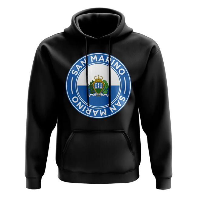 San Marino Football Badge Hoodie (Black) Holland Oranje