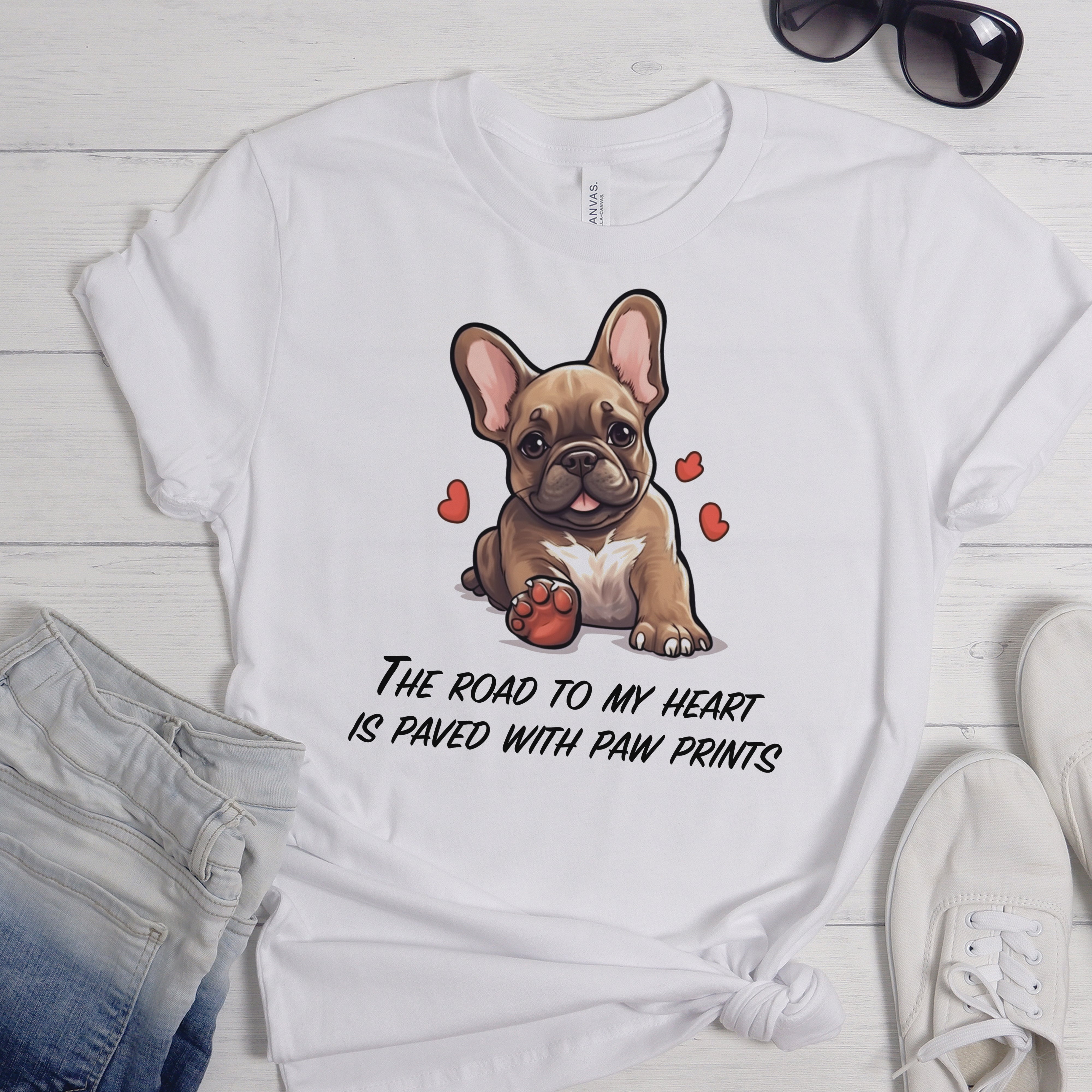 Fashion-Forward Love In Every Paw - Unisex T-shirt for Pet Enthusiasts