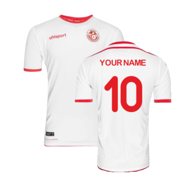 World-Class Tunisia 2018 Home Shirt ((Excellent) M) (Your Name)