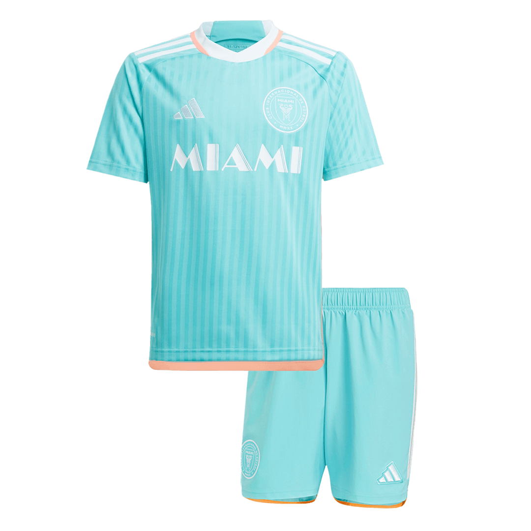 Kid's Inter Miami CF Third Away Soccer Jersey Kit(Jersey+Shorts) 2024A