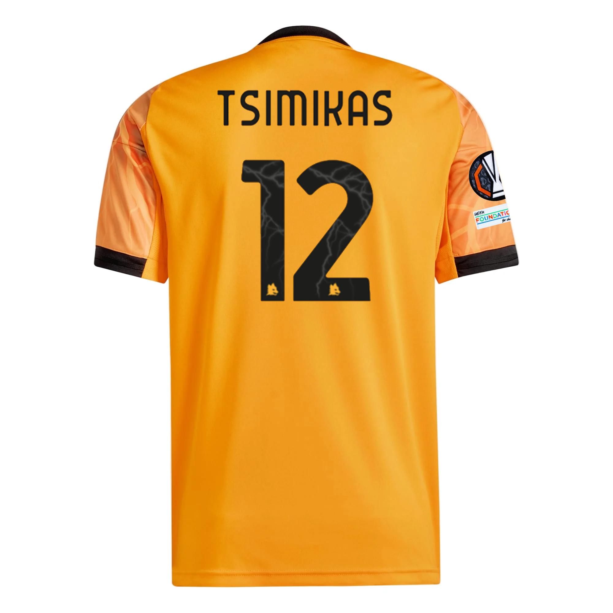 AS Roma Tsimikas 2025-2026 UEL Away Jersey – Authentic Shirt