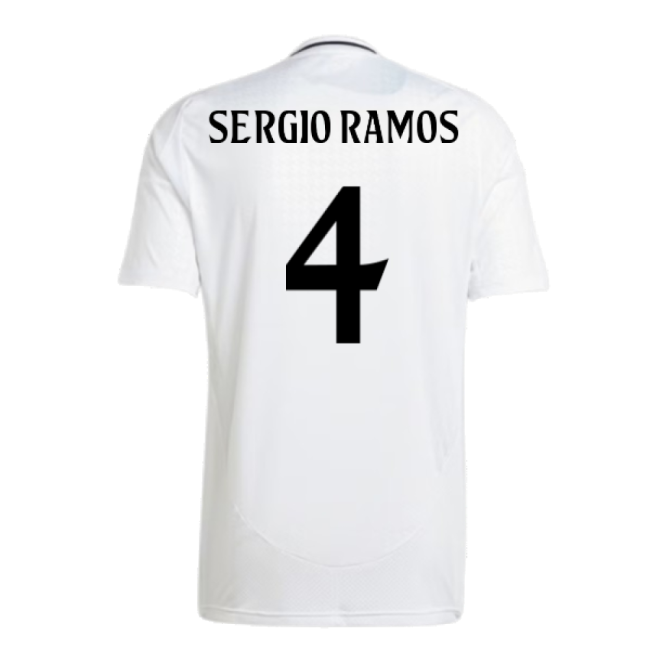 Top-grade 2024-2025 Real Madrid Home Jersey (sergio Ramos 4)