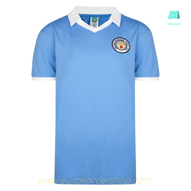 Score Draw Manchester City 1978 Retro Football Shirt