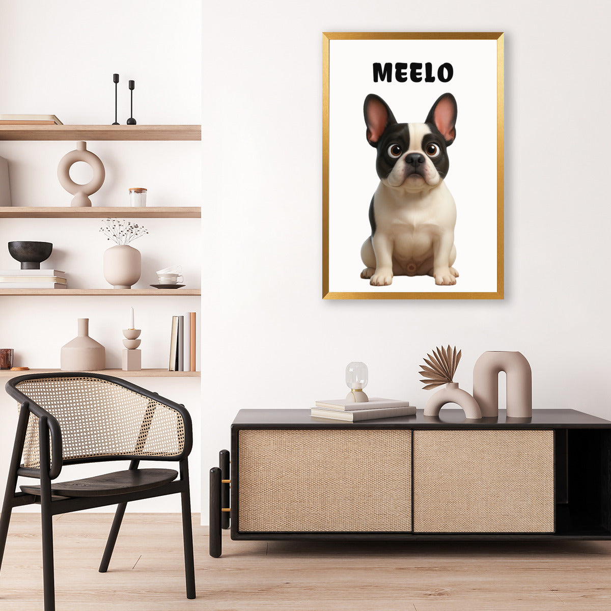 Personalized Vertical Framed Poster • Wall Decoration Pet Owner Apparel