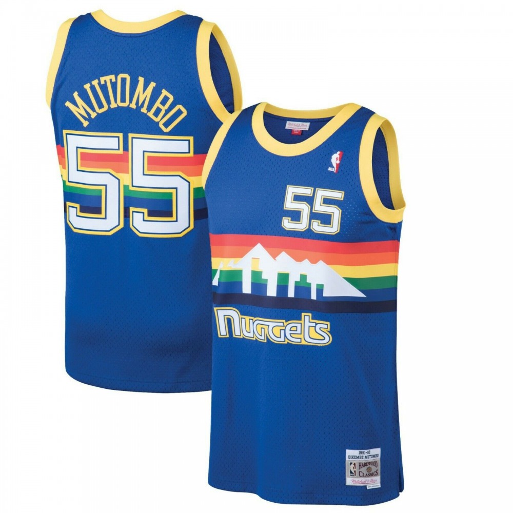 Limited Edition 55 Denver Nuggets Blue Jersey - - Fan Favorite