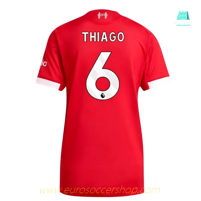 2025-2026 Liverpool Authentic Home Shirt (Womens) (Thiago 6)