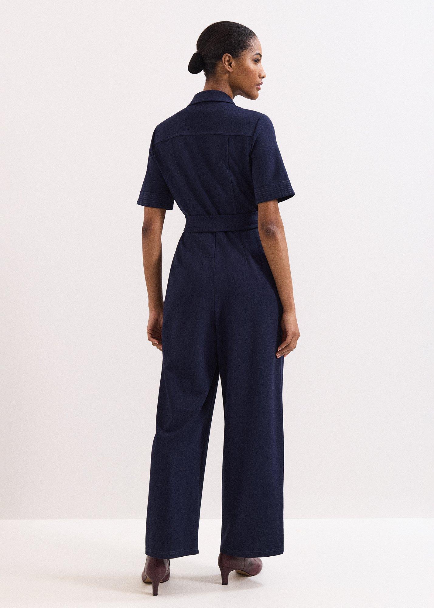Tabitha Ponte Zip Jumpsuit