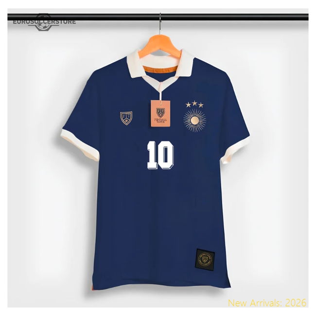 Elite Argentina National Team Sol Away Vintage Away Football Shirt