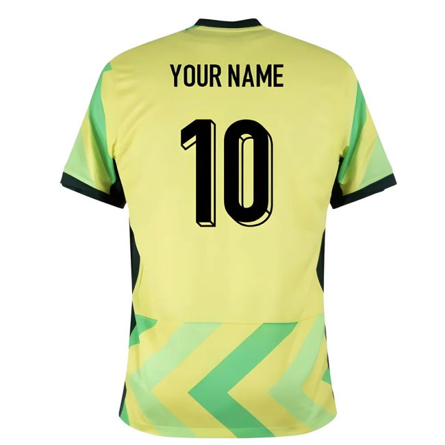 Football 2025-2026 Australia Home Shirt (Your Name) Professional