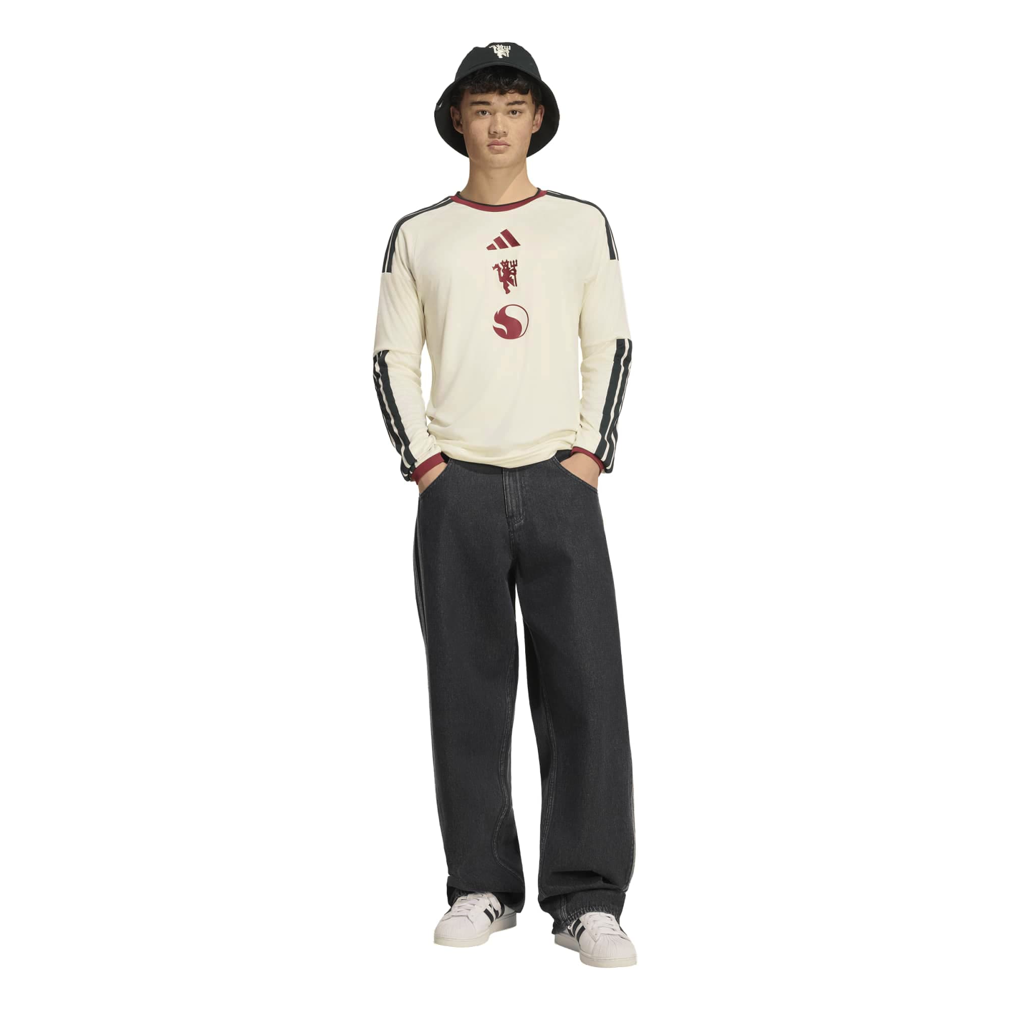 [JED] Manchester United 2026/27 Third Replica Long Sleeve Jersey - Cream