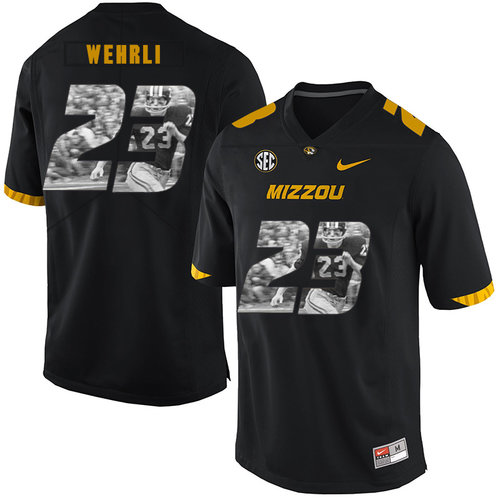 stitched Men's None Roger Wehrli #23 Black 2024 Football Jersey