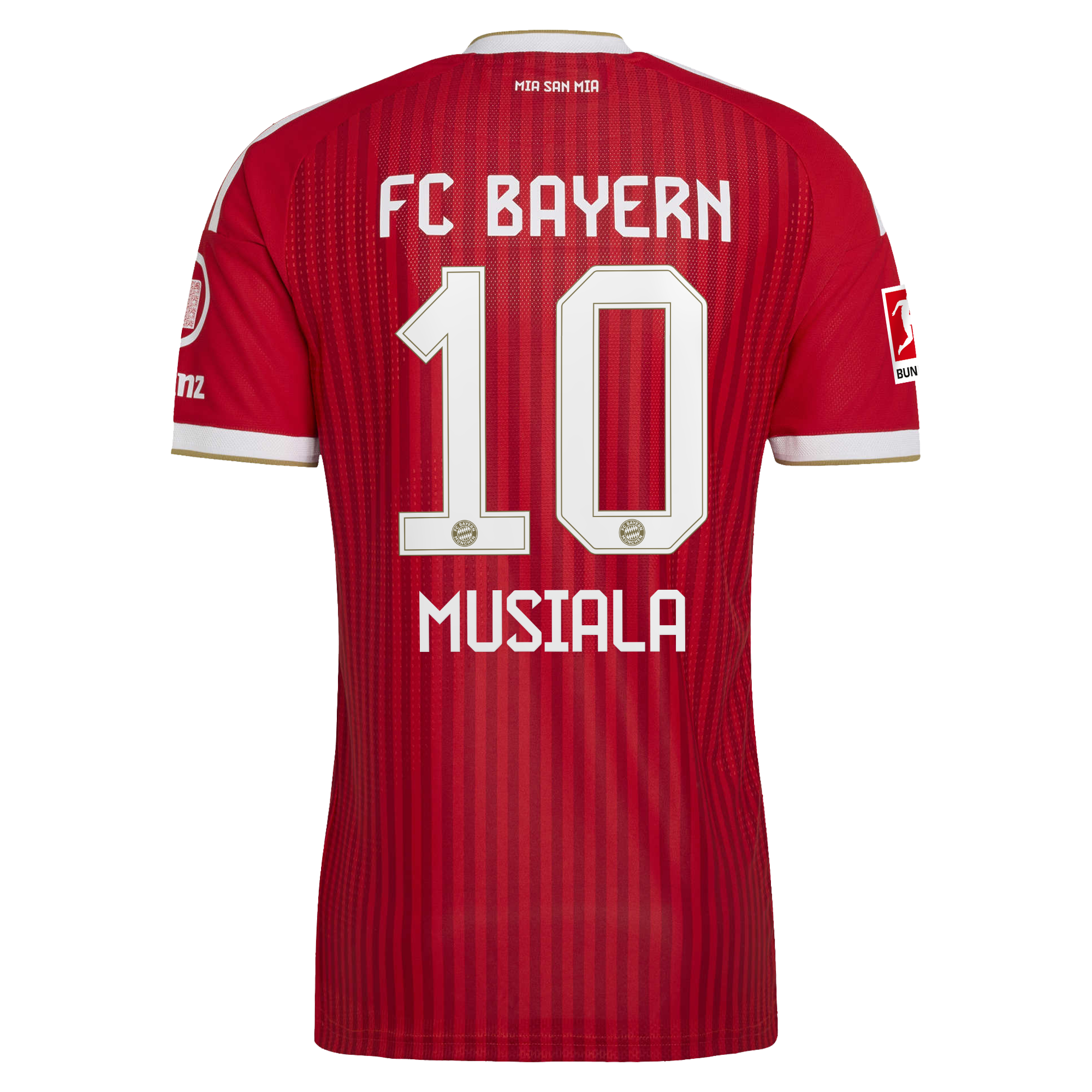 [SJH] Jamal Musiala #42 Bayern Munich 2026/27 Home On-Field Authentic Jersey - Red