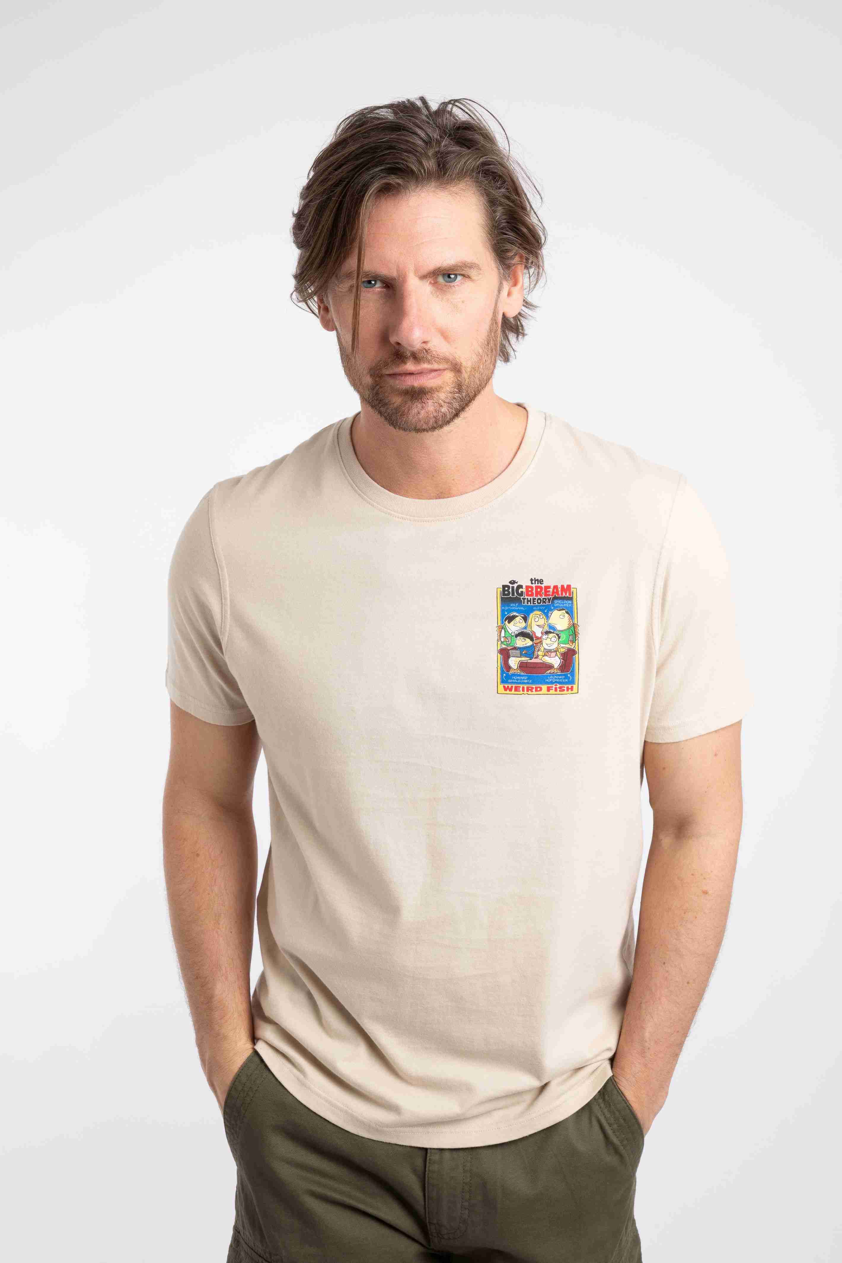Big Bream Theory Back Print Artist T-Shirt String