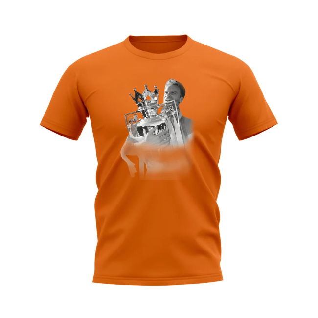 Dennis Bergkamp Arsenal Legend supporter T-Shirt (Adult