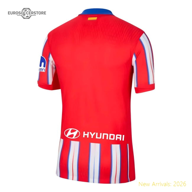 Atletico Madrid 2024 Home Jersey Shirt Football Fan Apparel