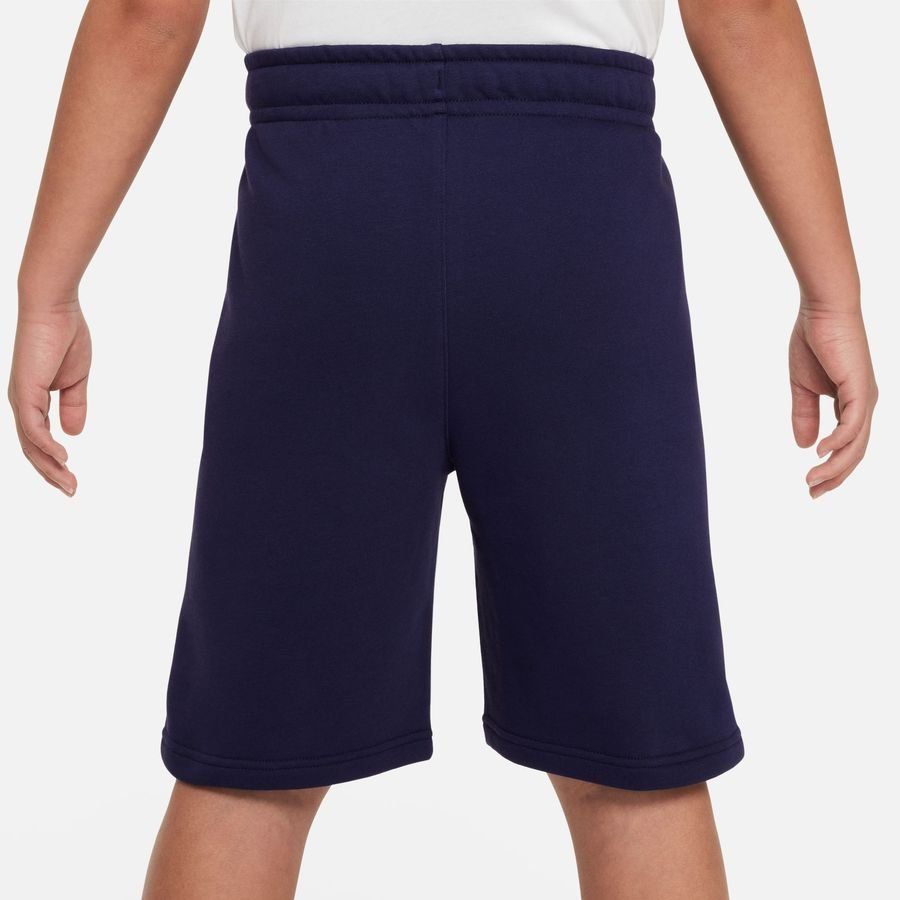 England Sweat Shorts Nsw Club French Terry Purple Ink/pure White Kids