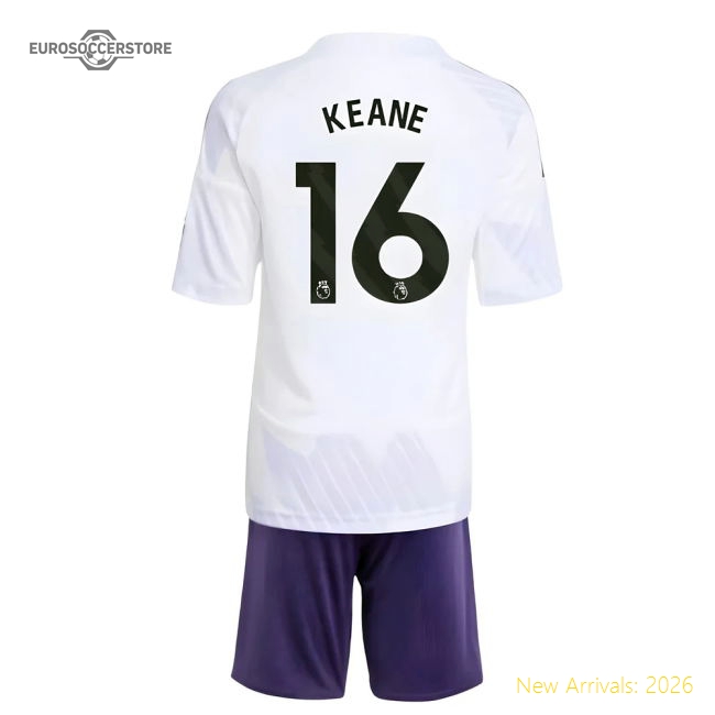Official 2025-2026 Man Utd Away Mini Kit (keane 16) - Premium Quality