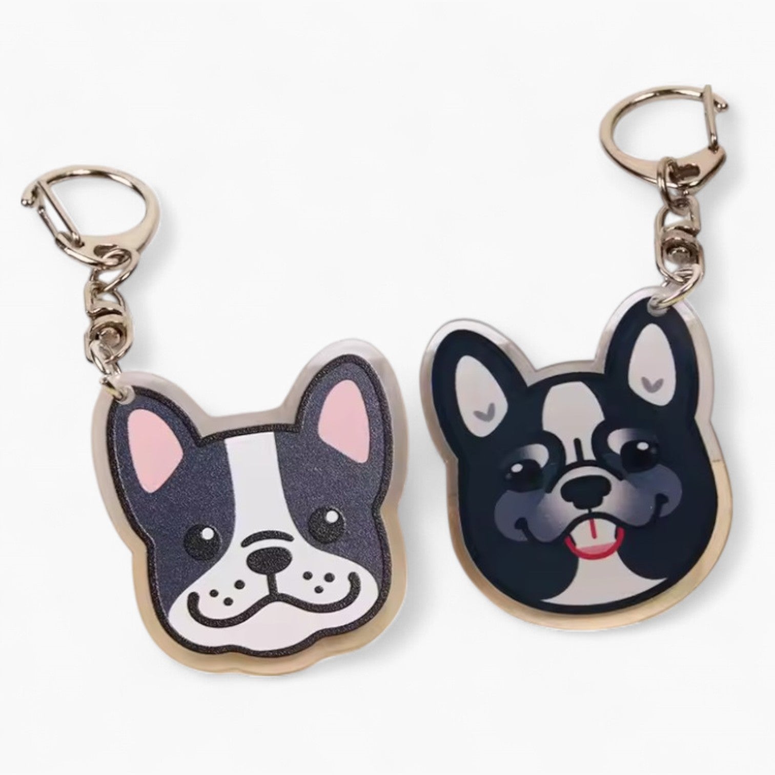 Minimal-Aesthetic Pawchain French Bulldog Keychain Gift – Cute French...