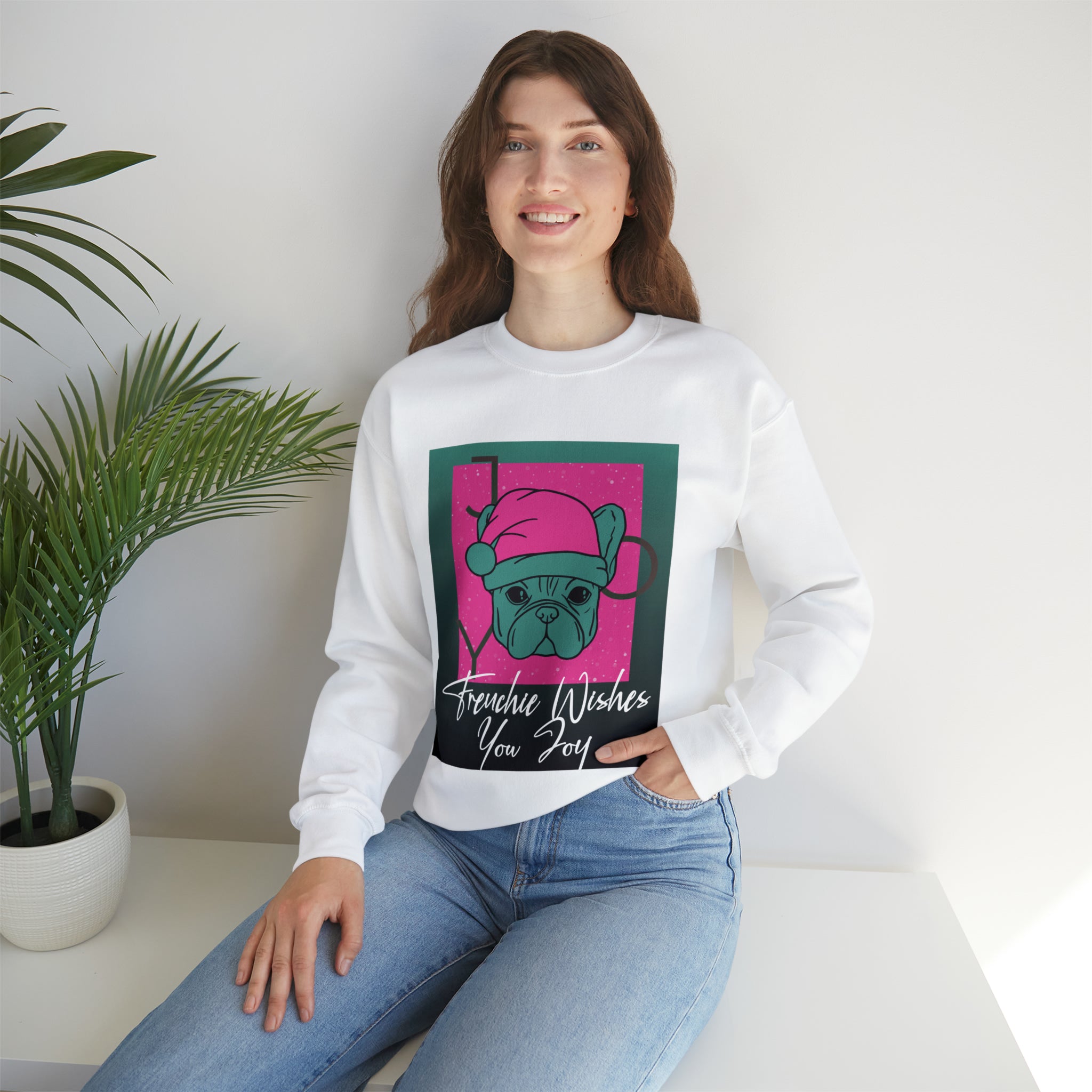 Everyday Frenchie Wish Sweater - Unisex Sweatshirt for Everyday Wear