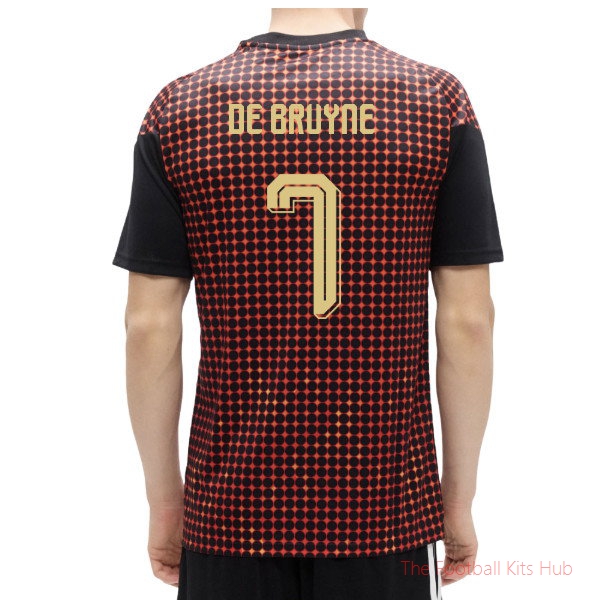2026-2027 Belgium Pre-Match Shirt Country Football Kit De Bruyne #7