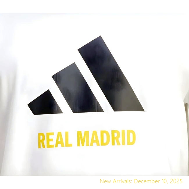 High-Quality 2025-2026 RM Real Madrid Seasonal Graphic Tee (White)