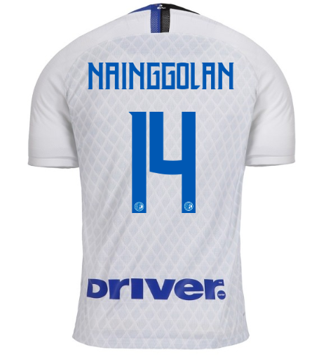 18-19 Inter Milan Nainggolan 14 Away Soccer Jersey Shirt - Official