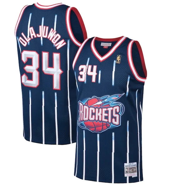 Hakeem Olajuwon HOU Official Swingman Jersey - Pro-Grade