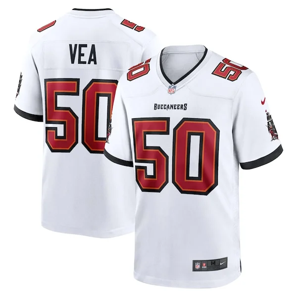 None Vita Vea Game Jersey - White | NFL Player Jersey | NFL Football