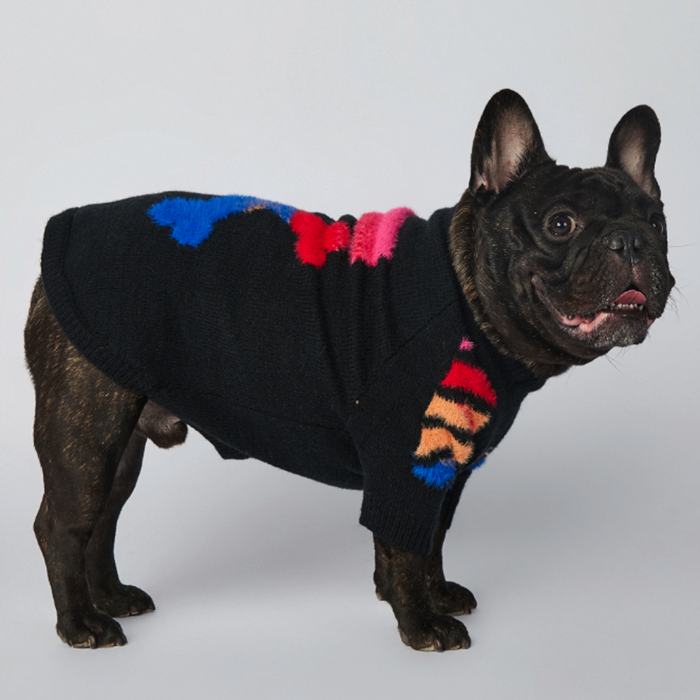 French Bulldog Frenchup™ Frenchie Woof Winter Sweater V3 Warm Dog Outfit