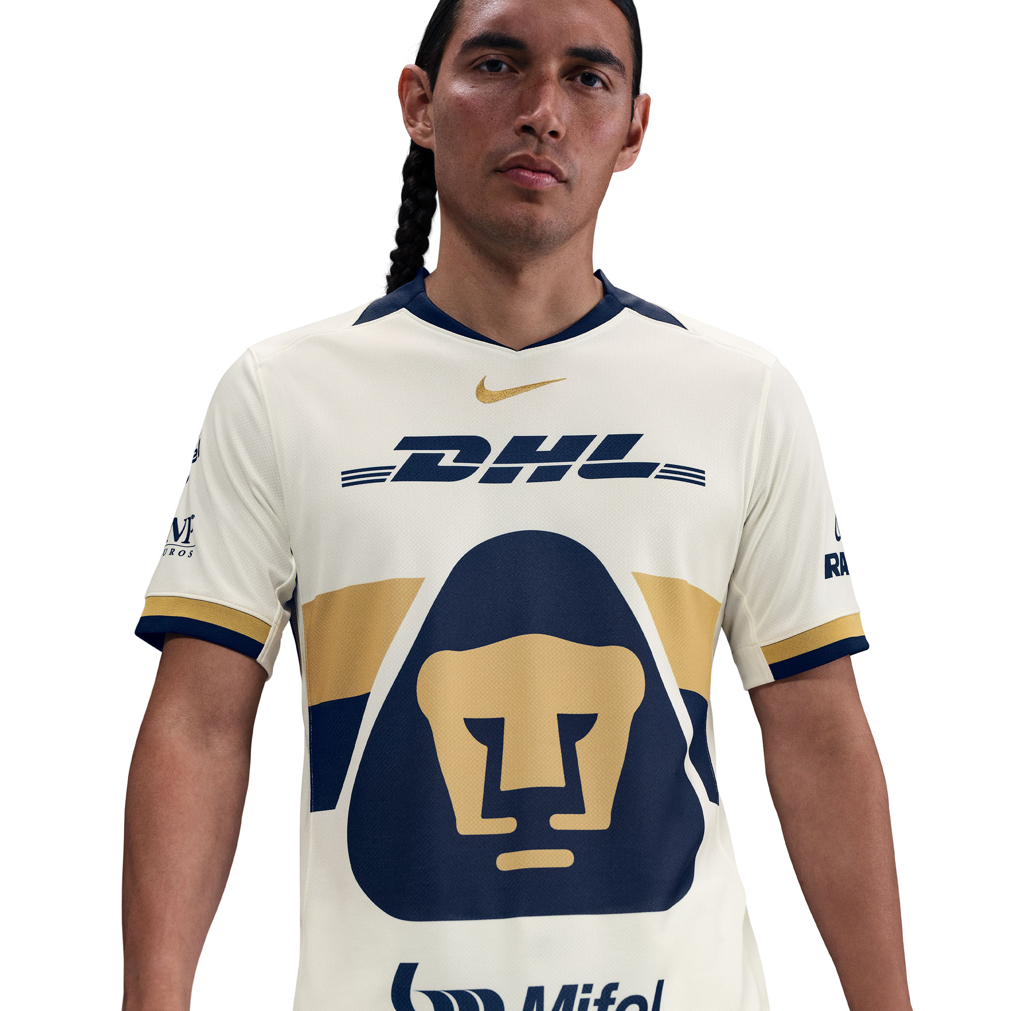 [SJH] Pumas 2025/26 Home Replica Jersey - Cream