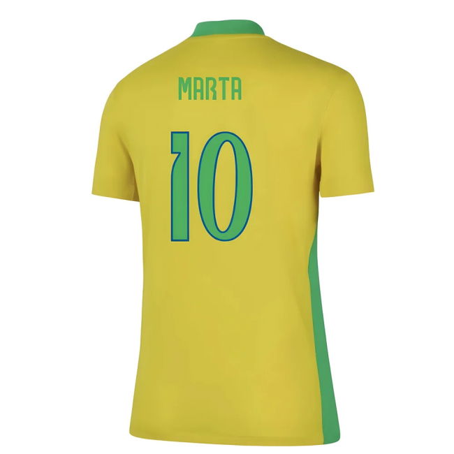 Marta 10 Collector's Brazil Home Rare Jersey 2025-2026 (Womens)