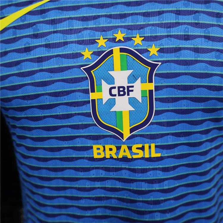 Moisture Wicking BRAZIL COPA AMERICA 2024 AWAY SHIRT AUTHENTIC VERSION