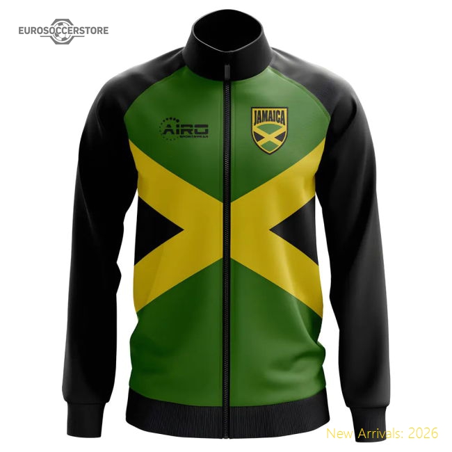 Caribbean Stars Concept Football Track Jacket (green) - Kids
