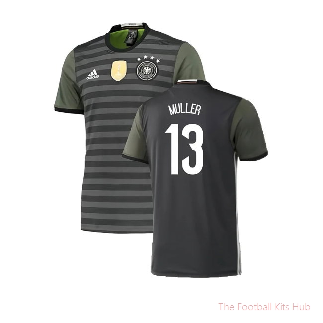 Germany 2015-16 Away Shirt ((Excellent) M) (Muller 13)