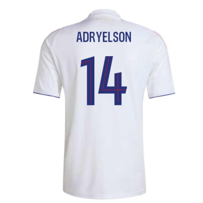 High-Quality 2025-2026 Olympique Lyon Home Shirt (Adryelson 14)