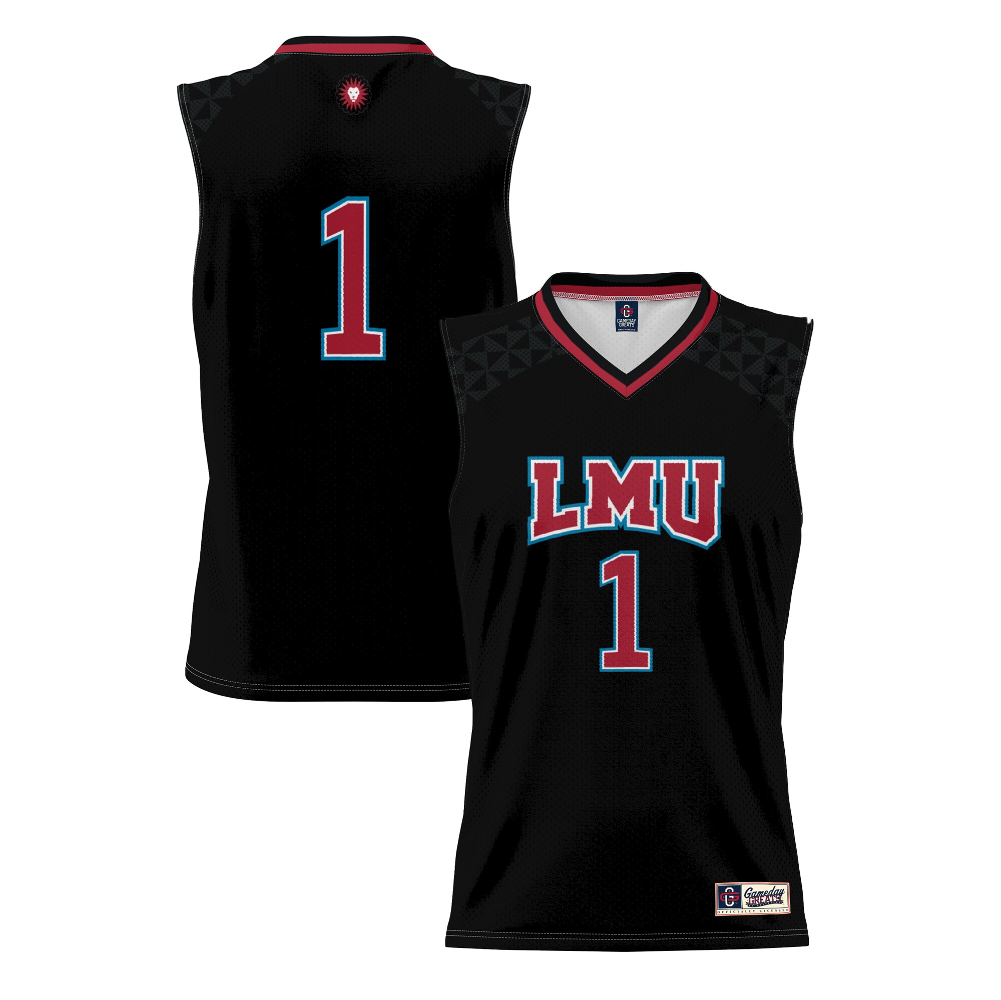 [NJP] Loyola Marymount Lions GameDay Greats Youth Lightweight Basketball Jersey - Black