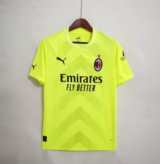 Official AC Milan 2223 Green Goalkeeper Soccer Jersey Football Shirt