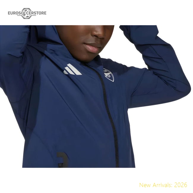 2025-2026 Arsenal Competition Vis Tech Jacket (Navy) - Kids
