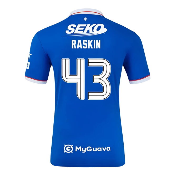 Top Grade 2025-2026 Rangers Home Home Kids With Classic Design -