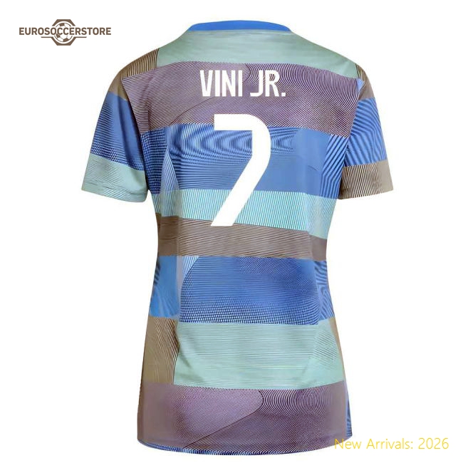 2025-2026 Football Team Womens Jersey Vini Jr. Advanced Textile