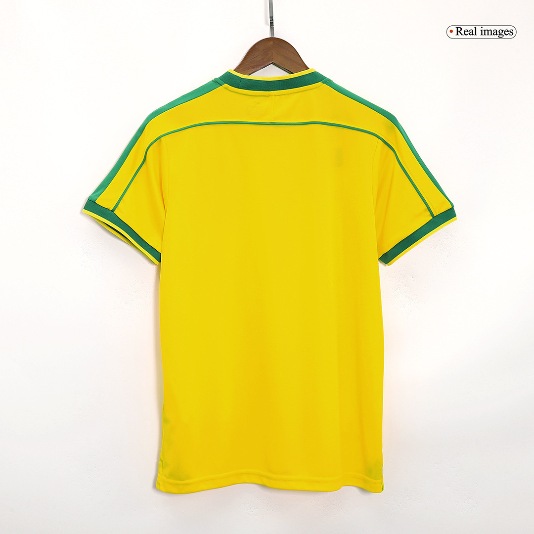 High Quality Professional Grade 1998 BRAZIL RETRO HOME SHIRT