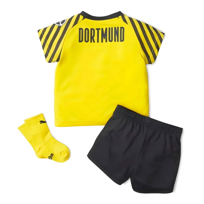 2021-2022 Borussia Dortmund Home Modern Kit - Baby Durable Stitching