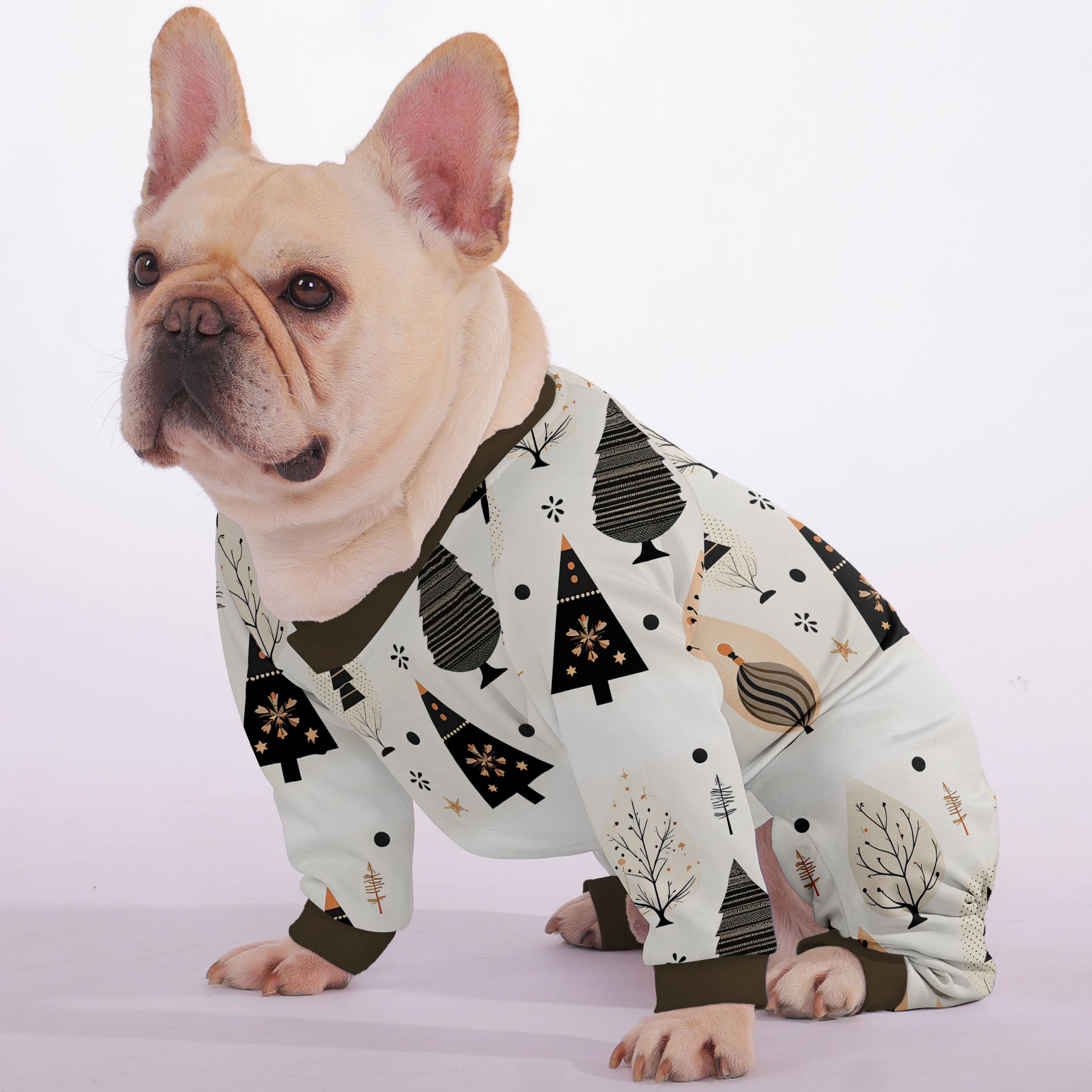 Fashion-Forward Pet-Lover Max - Frenchie Pajama for Casual Outings