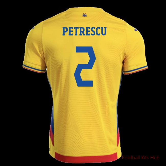 [JED] 2025/26 Romania Home Shirt (Petrescu 2)