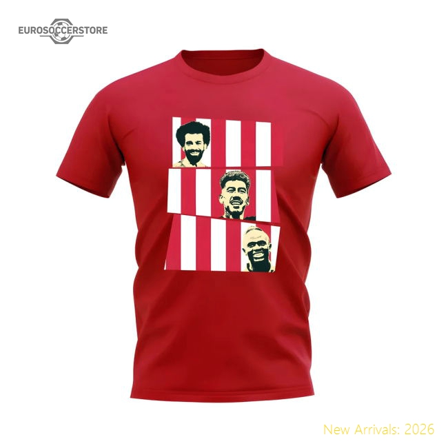 Liverpool T-Shirt Fan Version For Adults (Red) Game Day Jersey