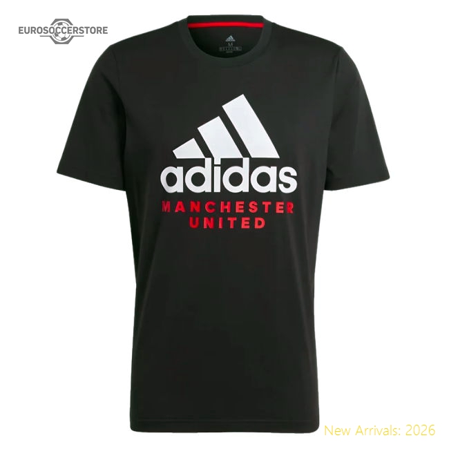 Authentic 2023-2024 Man Utd Dna Graphic Tee (black) (rooney 10)