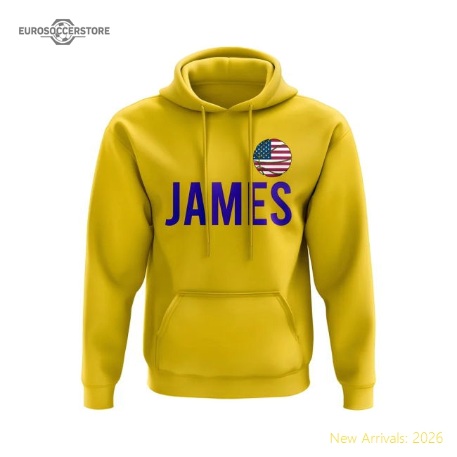 Lebron James Stars And Stripes Name Hoody (yellow) - Match Quality