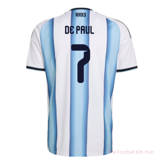 [LK] 2026/27 Argentina Home Shirt (De Paul 7)